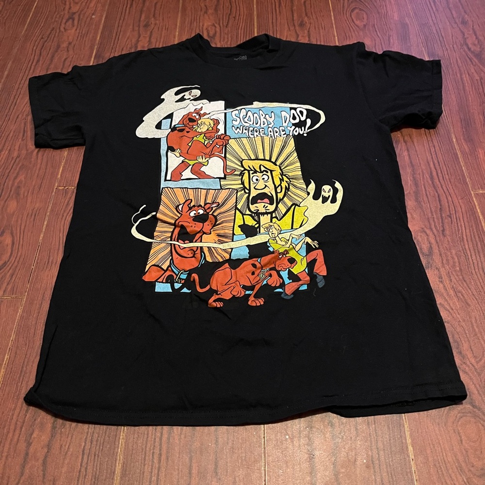 Black Scooby-doo Graphic T-Shirt